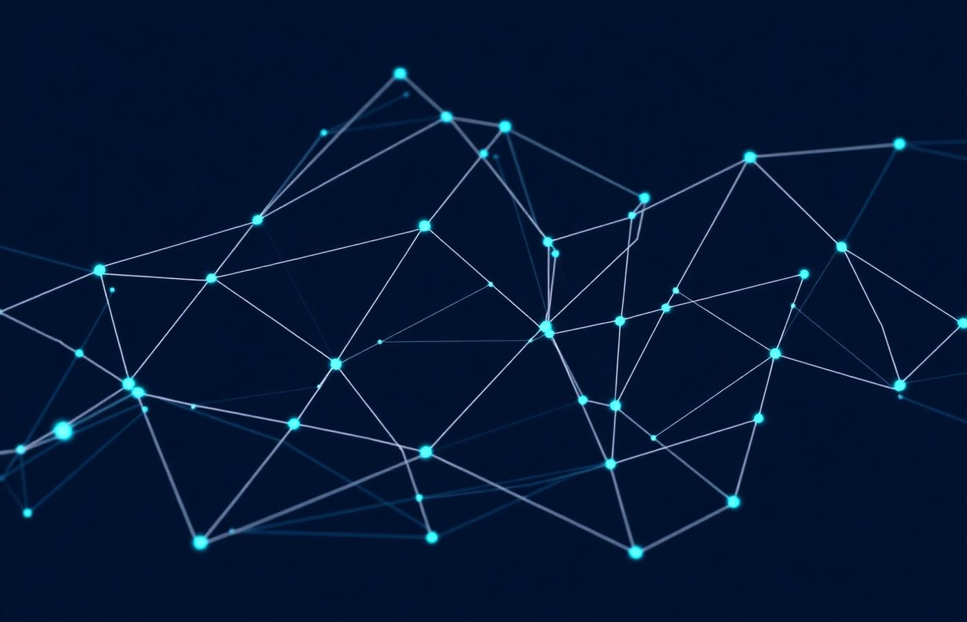 Abstract network topology visualization
